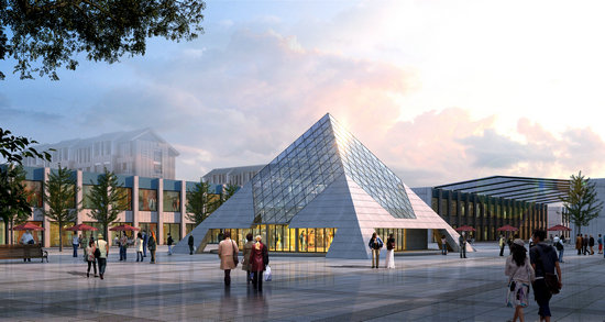 清远金字塔网架